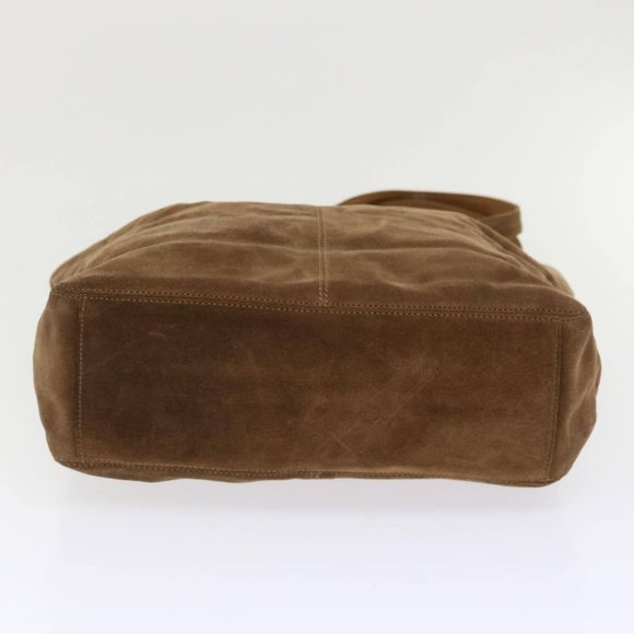 CHANEL Tote Bag Suede Brown CC Auth - Picture 6 of 15